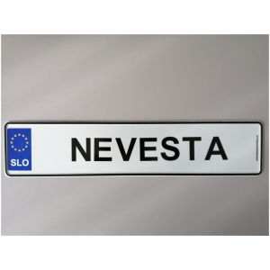 Nevesta - poročne tablice 2 kos