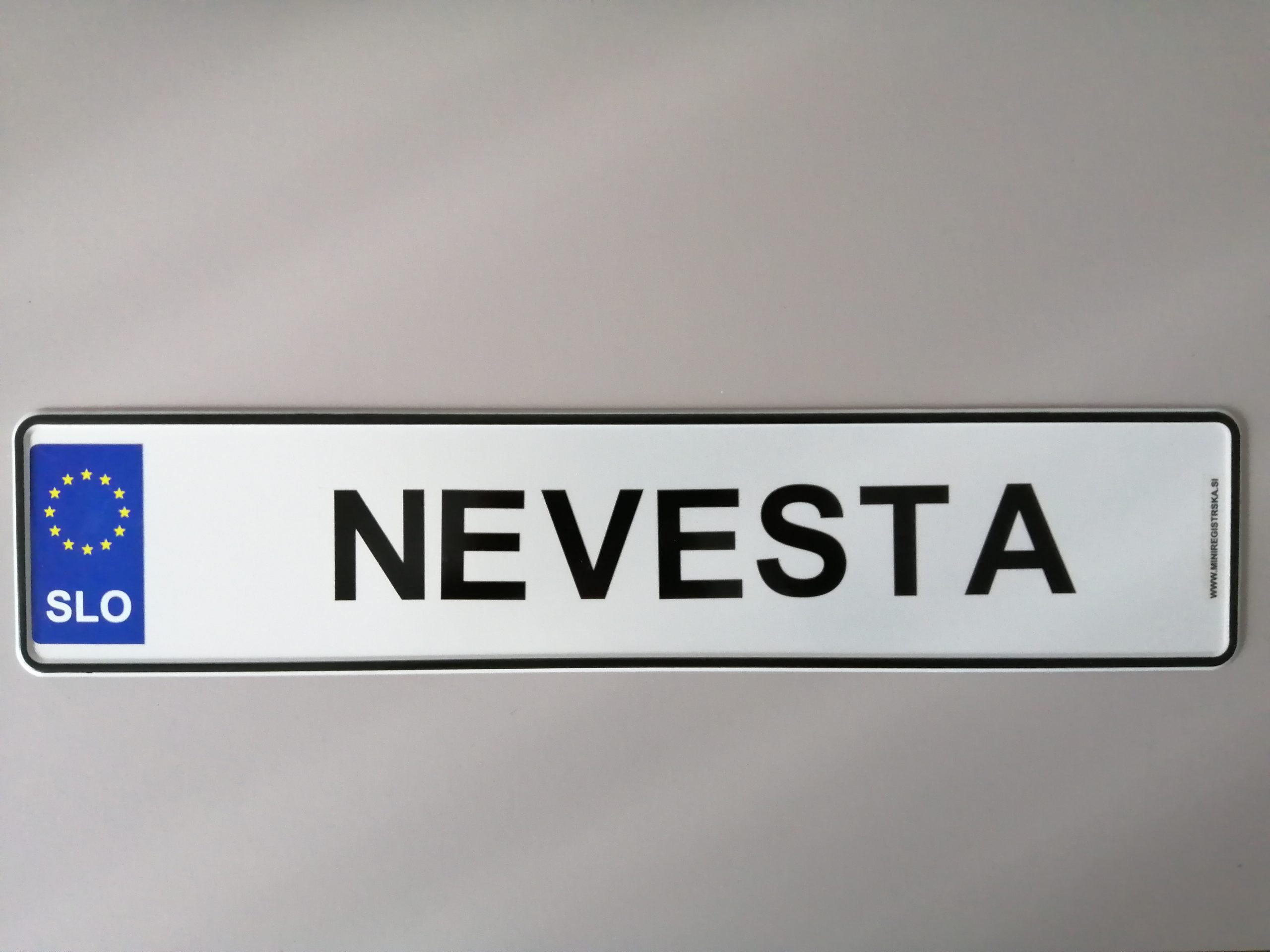 Nevesta - poročne tablice 2 kos