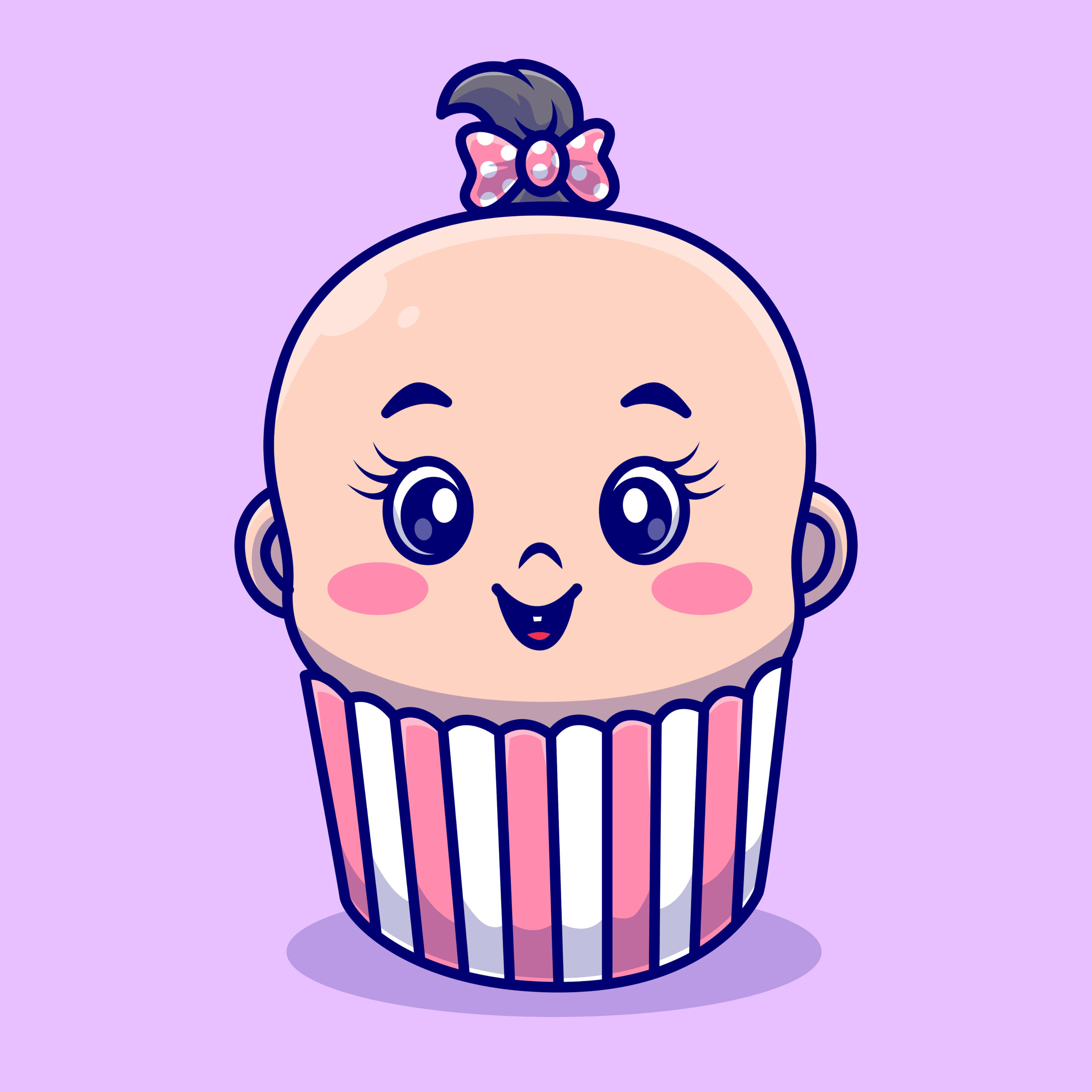 Cute Baby Cake Girl