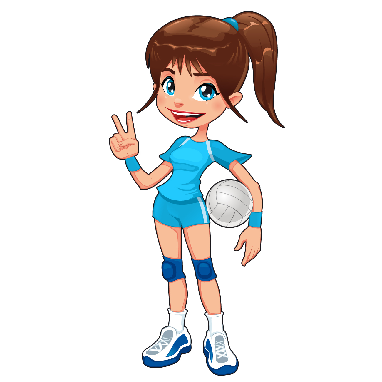 Volleyball player design