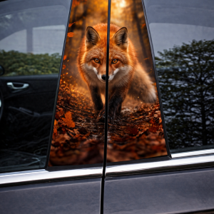 Nalepka za vrata avta - lisica